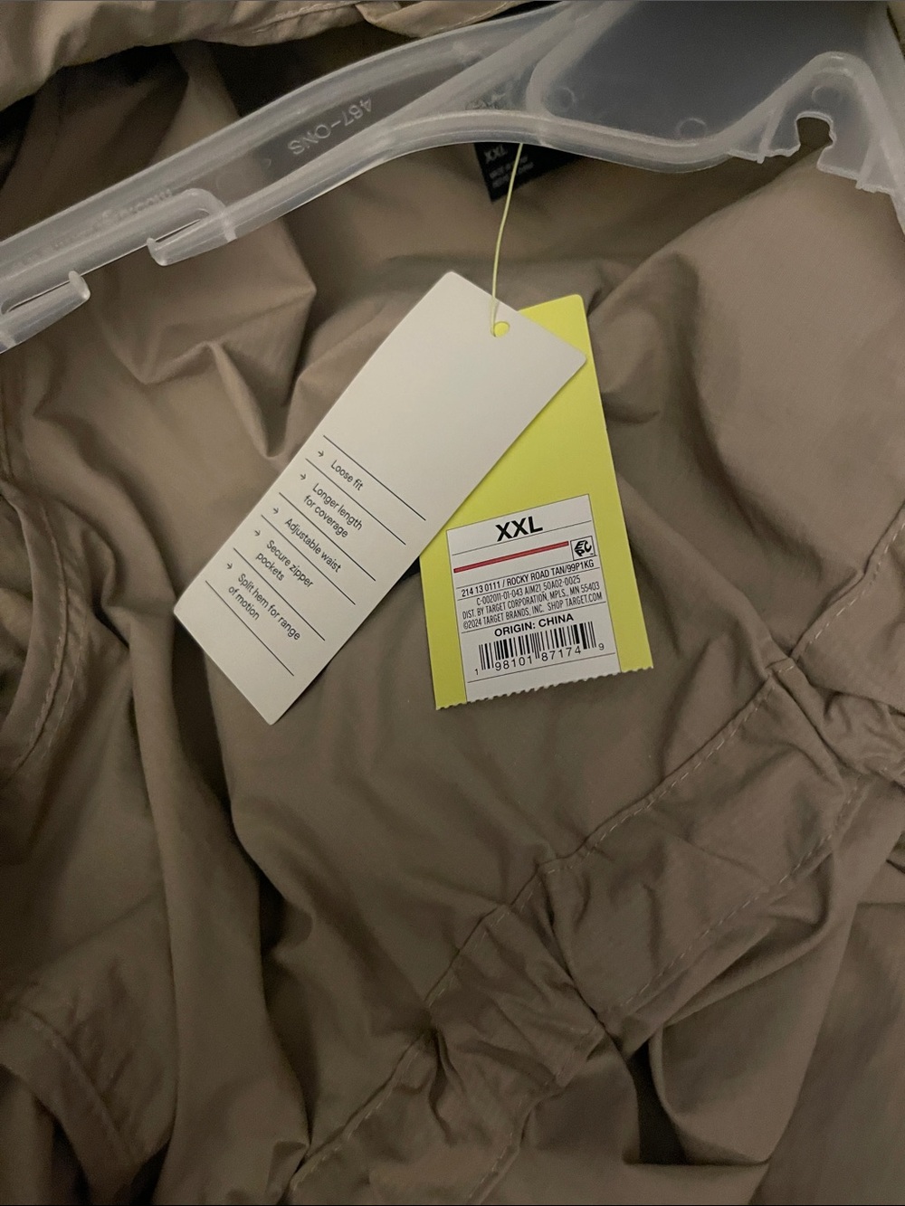All In Motion Women’s Lightweight Beige Trench w/ Drawstring Waist Size XXL NWT - Picture 13 of 15